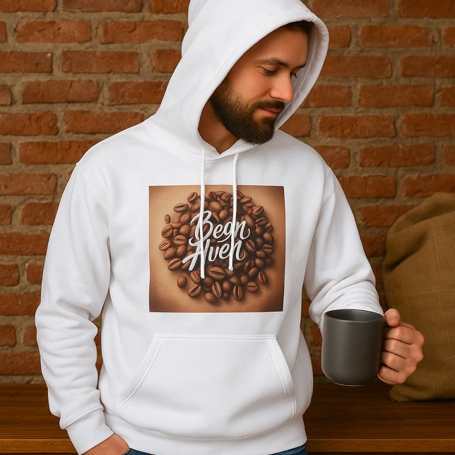 Veste À Capuche Bean Lover Fèves de café esthétique (Créateur téléchargé)