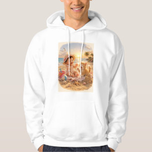 Veste À Capuche Bébé de la plage et joie du château de sable du ch