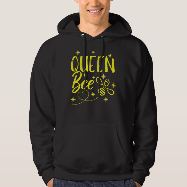 Veste À Capuche Bee Beekeeper Jote Beekeeper Queen Bee Crown Bee Q (Devant)