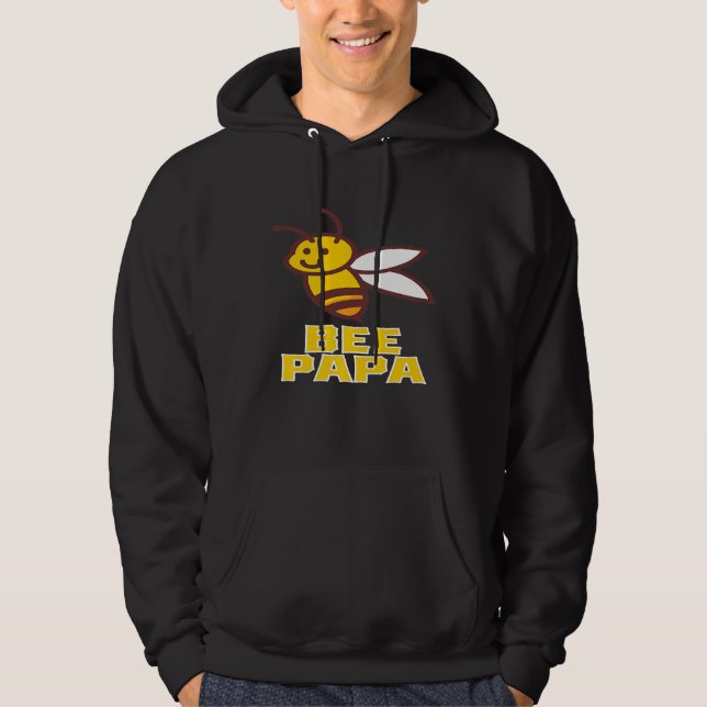 Veste À Capuche Bee Papa Beekeeper Honey Hive Tee (Devant)