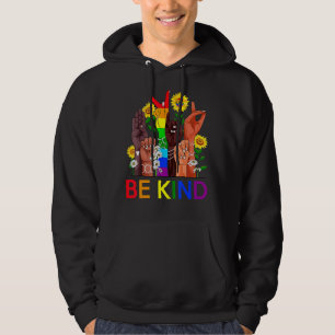 Veste À Capuche Bekind Lgbtq Blm Égalité Droits de l'Homme Lutte C