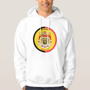 Veste À Capuche Belgique Belgique Armoiries en forme de cercle
