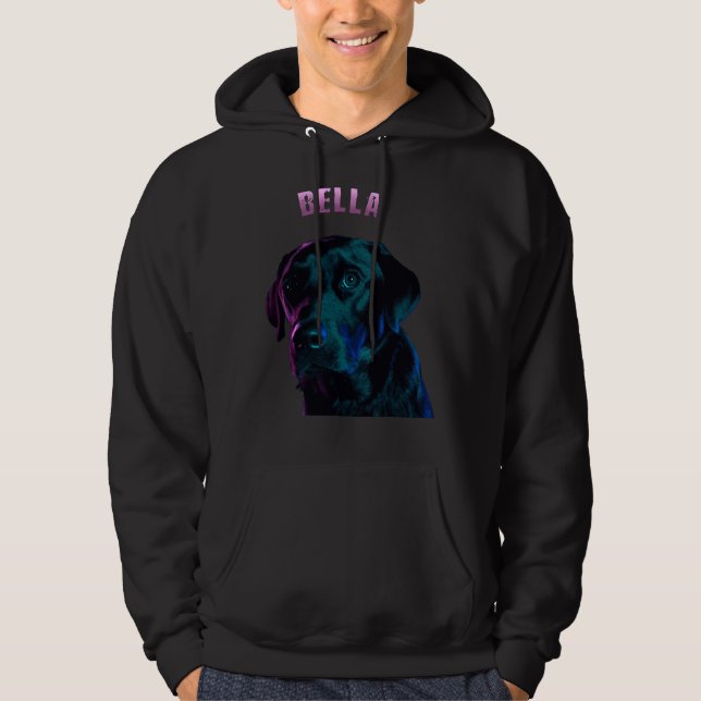 Veste À Capuche Bella Black Labrador (Devant)