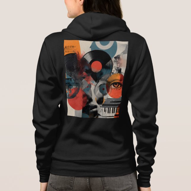 Veste À Capuche Bella+Canvas Full-Zip Hoodie (Dos)
