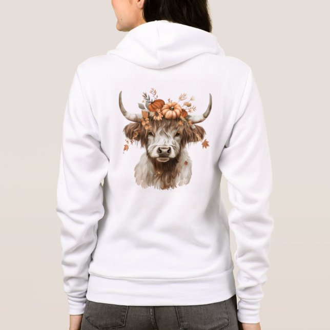 Veste À Capuche Bella+Canvas Full-Zip Hoodie (Dos)