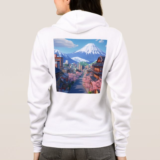 Veste À Capuche Bella+Canvas Full-Zip Hoodie (Dos)