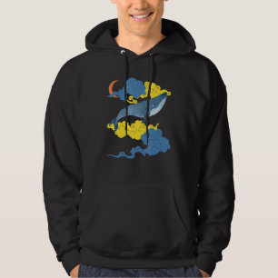 Veste À Capuche Belle Baleine Ciel Bleu Volant Dans Le Ciel Cute C