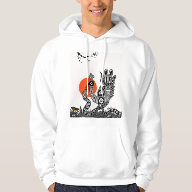 Veste À Capuche Belle conception de T-shirt la peinture la plus po (Devant)