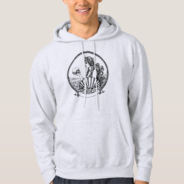 Veste À Capuche belle et mélancolique déesse grecque Aphrodite (Devant)