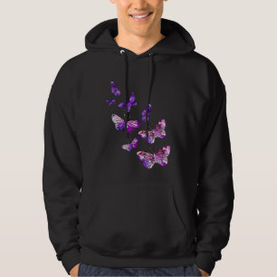Veste À Capuche Belles papillons papillons papillons papillons pou