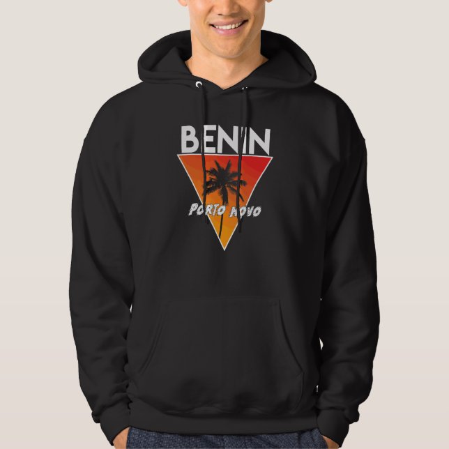 Veste À Capuche Bénin aux couleurs ensoleillées (Devant)