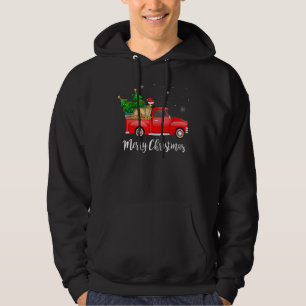 Veste À Capuche Berger Anatolien Camion Rouge Arbre de Noël Noël N