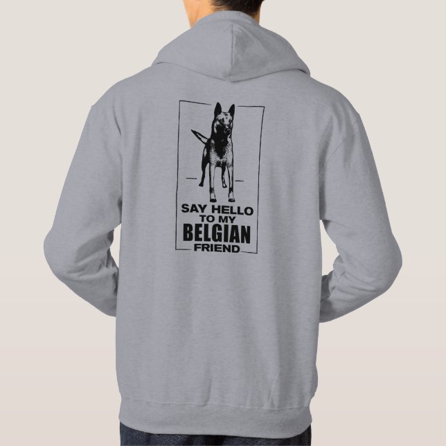 Veste À Capuche Berger belge - Malinois (Dos)