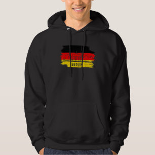 Veste À Capuche Berlin Allemagne Drapeau Deutsche Flagge Deutschla