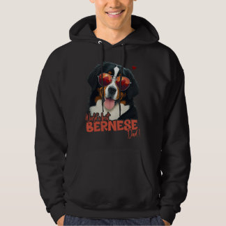 Veste À Capuche Bernesemountaindog With Heartdecoration Best Berne