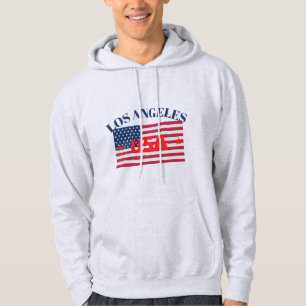 Veste À Capuche Best Seller Los Angeles USA Flag Holidays