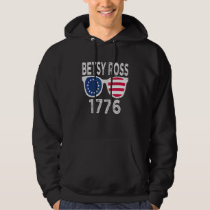 Veste À Capuche Betsy Ross Shirt 4 juillet Drapeau américain Sungl
