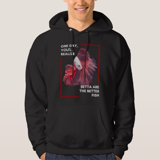 Veste À Capuche Betta de pêche (Devant)