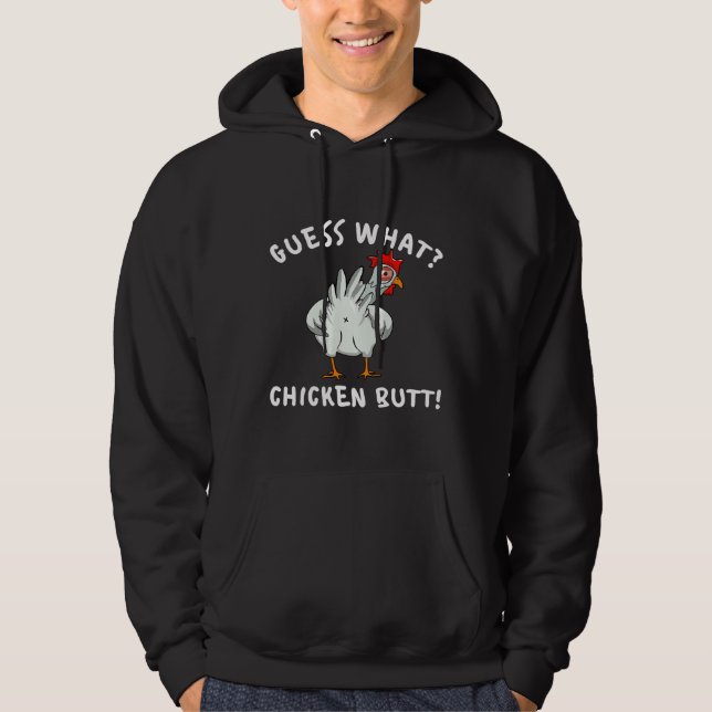 Veste À Capuche Beurre De Poulet Devine Quoi (Devant)