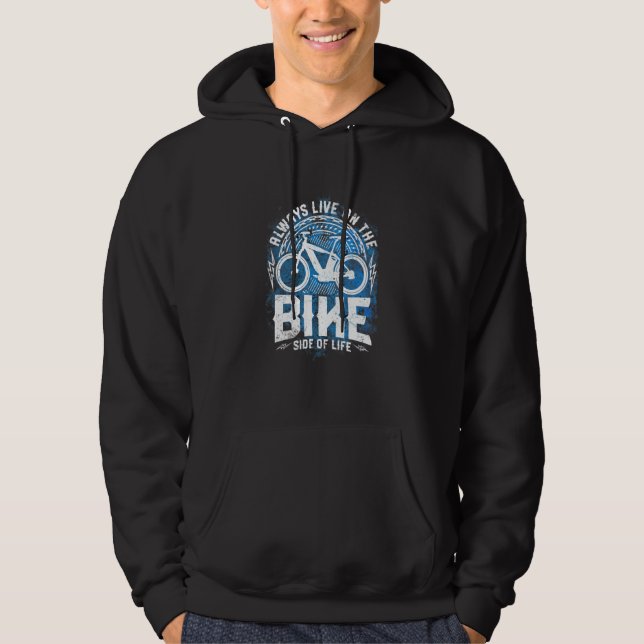 Veste À Capuche Bicyclette électrique dire Motif cyclisme E Bi (Devant)