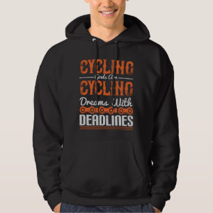 Veste À Capuche Bicyclette - rêve cycliste avec des délais