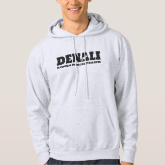 Veste À Capuche Bienvenue en Alaska. Denali - Logo noir