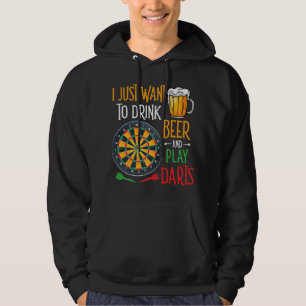 Veste À Capuche Bière Je veux juste boire de la bière et jouer des
