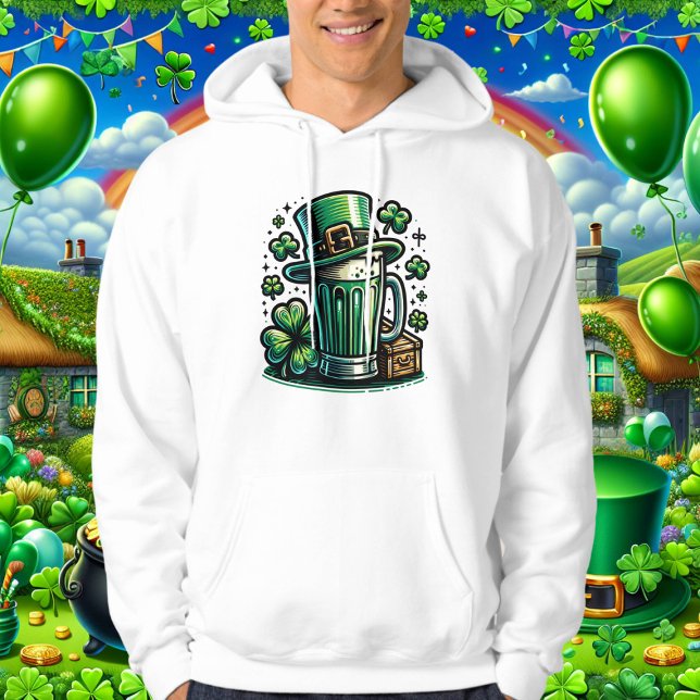 Veste À Capuche Bière verte et Casquette Leprechaun (Créateur téléchargé)