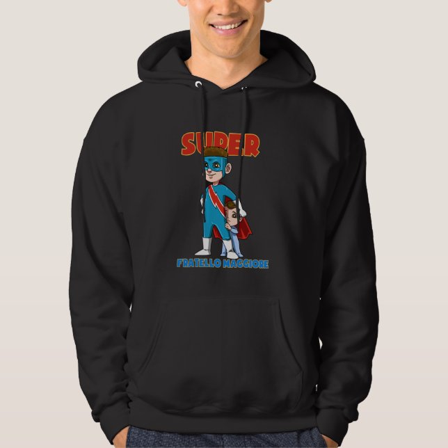 Veste À Capuche Big Brother Superhero - Je deviendrai un grand frè (Devant)