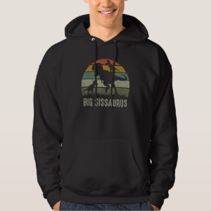 Veste À Capuche Big Soeur Dinosaur T Rex Big Sissaurus 2 Enfants F