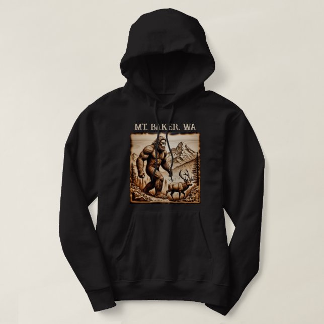 Veste À Capuche Bigfoot Mount Baker, WA (Design devant)