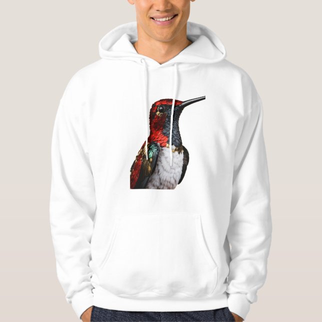 Veste À Capuche Bijou majestueux Colibri (Devant)
