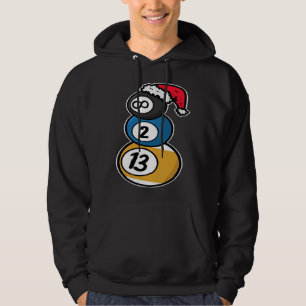 Veste À Capuche Billard Bonhomme de neige de Noël avec billes de b