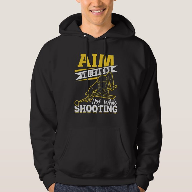 Veste À Capuche Billiard Pool Aim pendant que debout pas pendant l (Devant)