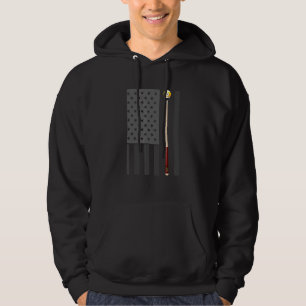 Veste À Capuche Billiard Pool Player Table États-Unis drapeau amér