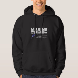 Veste À Capuche Biologie Marine Biologiste Marin L'océan Est Mon B