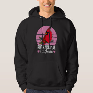 Veste À Capuche Biologiste des oiseaux cardinaux rouges Songbird G