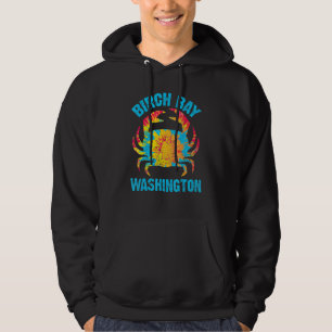 Veste À Capuche Birch Bay Washington State Dungeness Crab Pacific