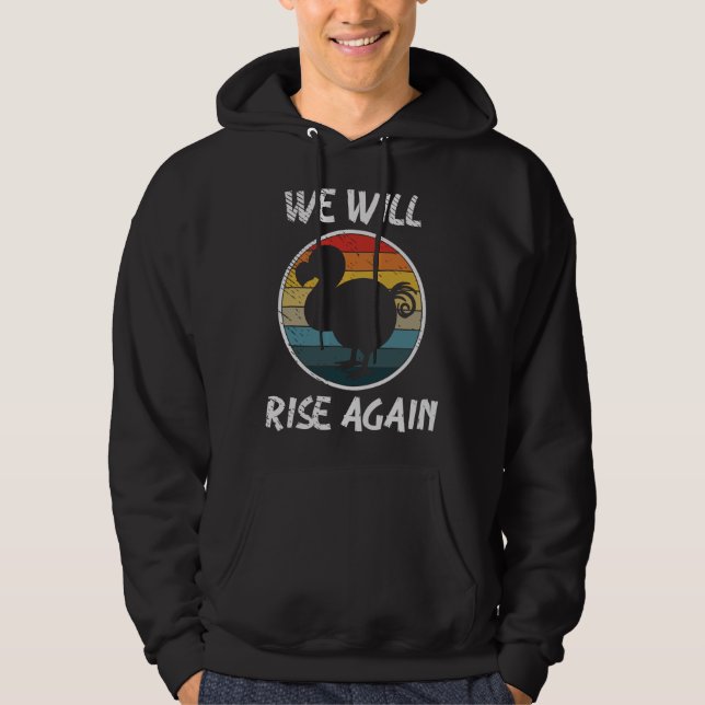 Veste À Capuche Bird Fossil Paleontologist We will Rise again of D (Devant)