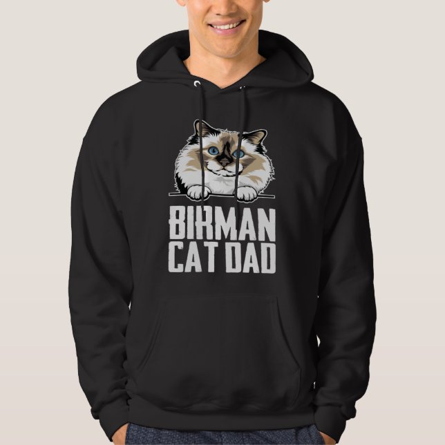 Veste À Capuche Birman cat dad (Devant)