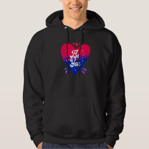 Veste À Capuche Bisexual Bi Fierté Drapeau Coeur Be You