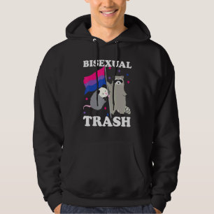Veste À Capuche Bisexual Trash Gay pride Rainbow Lgbt Raccoon Poss