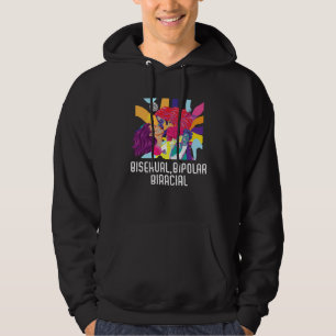 Veste À Capuche Bisexuel Bipolaire Biracial Arc-en-ciel Fierté Bis