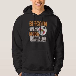 Veste À Capuche Bitcoin Est Sur Le Point D'Aller Sur La Lune Je Le