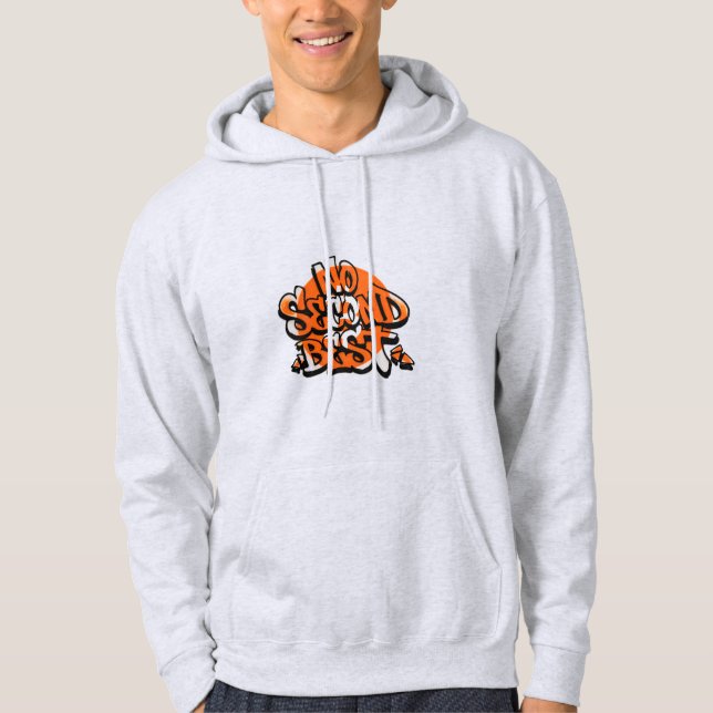 Veste À Capuche Bitcoin : Pas de seconde chance (Style 3) (Devant)