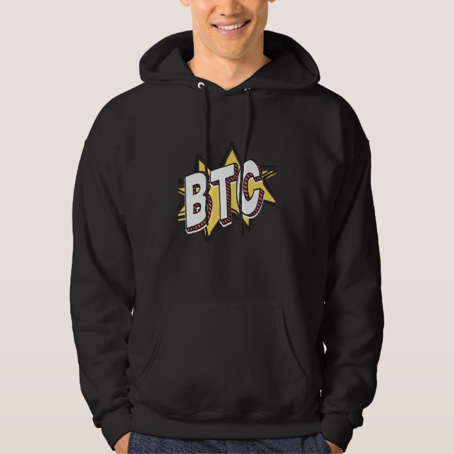 Veste À Capuche Bitcoins Gold pour Bitcoiner Crypto Miner 2 (Devant)