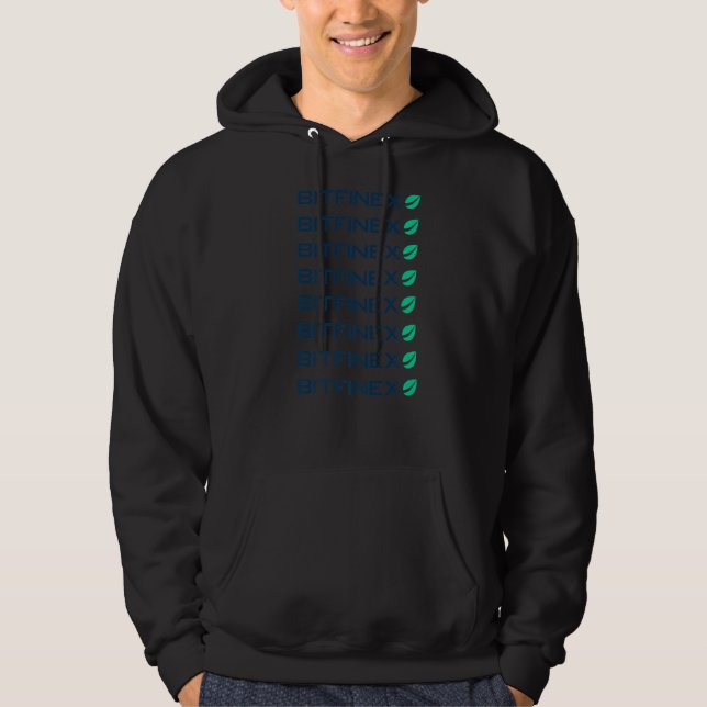 Veste À Capuche Bitfinex Bitcoin Ethereum Altcoin Crypto Exchange (Devant)