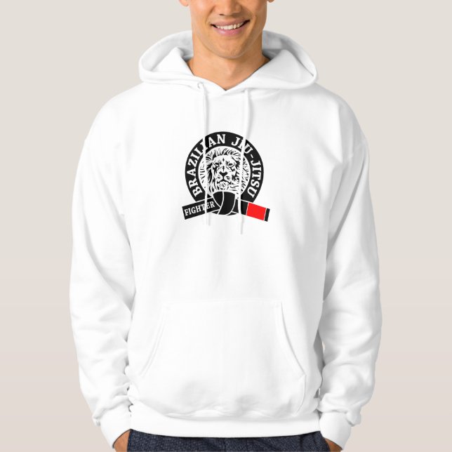 Veste À Capuche BJJ - Jiu brésilien - Jitsu Fighter (Devant)