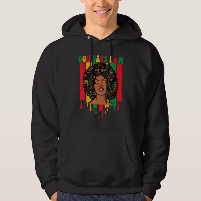 Veste À Capuche black empowerment African american history month f (Devant)