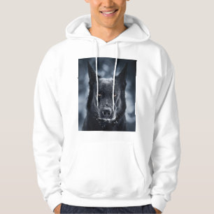 Veste À Capuche Black German Shepherd